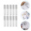 10Stk Leere Lippenstift Silber Und Wiederverwendbar 7
