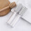 10Stk Leere Lippenstift Silber Und Wiederverwendbar 4