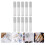 10Stk Leere Lippenstift Silber Und Wiederverwendbar 10