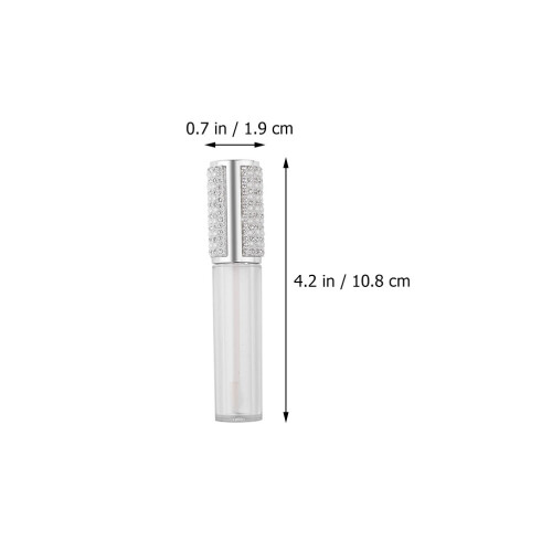10Stk Leere Lippenstift Silber Und Wiederverwendbar 1