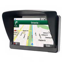 Universele GPS Zonnekap 7-Inch Auto Anti-Glans Afdekking Zwart