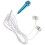 Blauw Mini Microfoon Plastic Draagbaar Voor Telefoon Opnemen 5