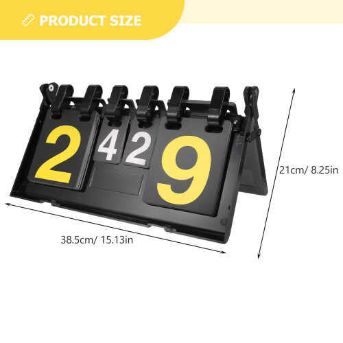 Draagbaar Scorebord Basketbal Scoreboek Pvc Compact Ontwerp 1
