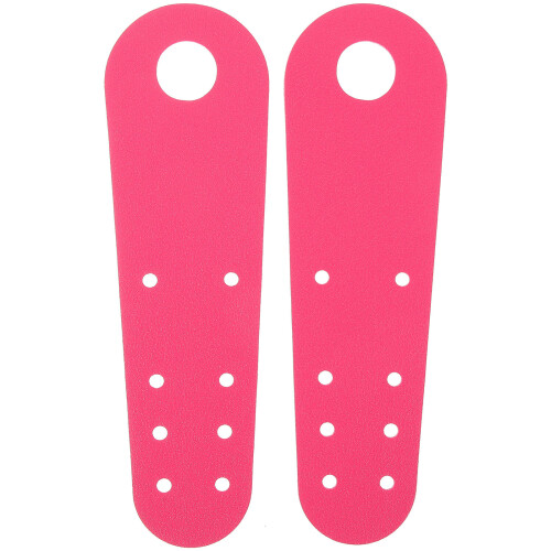 1Paar Roze Roller Skate Protector Lederen Voetbeschermers Thuisgebruik 1