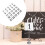 25St Elegant Wit PVC Bruilofts Tafelnummer Borden Herbruikbaar Decor 4