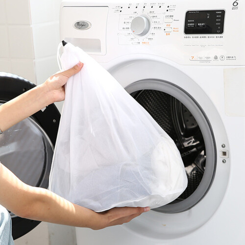 2 Pcs Dirty Laundry Bag Breathable Mesh Storage Clothes Drawstring 2