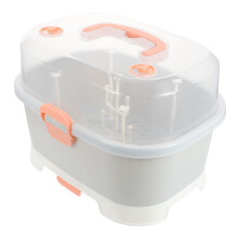 Baby Bottle Storage Box Grijs Stevig Plastic Melkfles Container