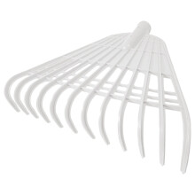 Tuinriek Plastic Bladhark Wit Voor Bladeren En Gazon Onderhoud