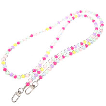 Leichter Kunststoff Beaded Phone Strap Handgelenkschlaufe Bunt