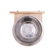 Bunte Vogel Futterbox Aus Holz Mit Edelstahl Sicher Und Langlebig