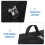 Faltbare Transport-Katzentoilette Aus Polyester Schwarz Reise 5