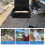 Faltbare Transport-Katzentoilette Aus Polyester Schwarz Reise 6