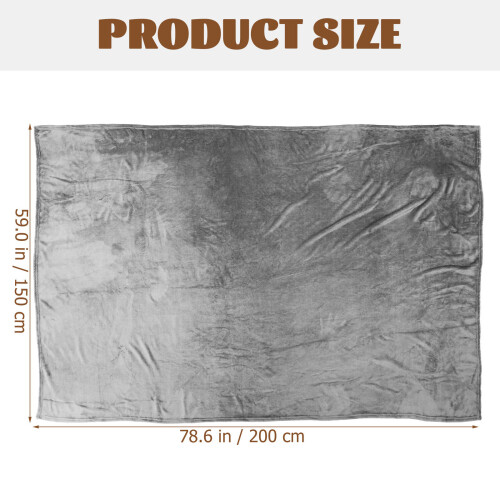 Warme Graue Couchdecke Aus Polyester Für Gemütliche Nächte 1