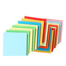 500St Gekleurd Papier Set Assorti Kleuren Handwerk Vouwpapier Veilig