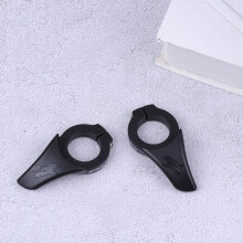 1Pair Black Rest Handle Bar Ergonomic Bike Handlebar for Road Bike Use