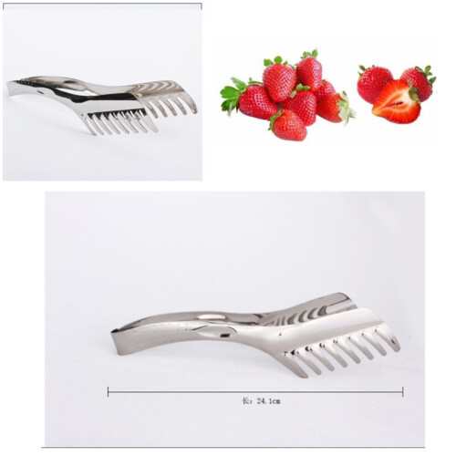 Essenszange Bbq-Clip Multifunktionaler Clip Silver 2