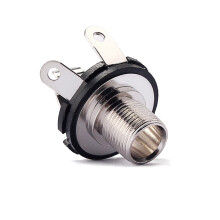 10Stk Gitarren Endpin Jack Aus Robustem Kupfer Für E-Gitarre Schwarz