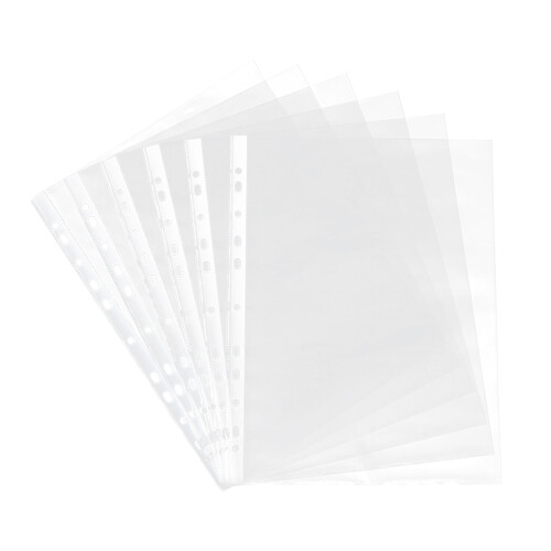 100Stk Office File Folder Transparent Dokumentenhalter Aus PP Material