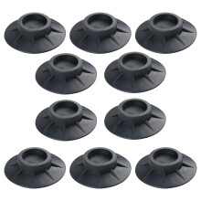 10Stk Waschmaschinen Dämpfer Pads Schwarz, Anti-Rutsch, Langlebiges PP