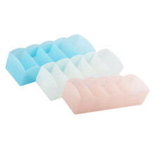 3St Kleurrijke Plastic Ondergoed Organizers, Duurzaam En Stapelbaar
