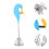 1Pc Household Egg Whisk Beater For Kitchen Cream Mixing 3