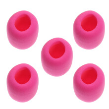 5Stk Mikrofonschwamm Abdeckungen Rosa Elastische Mikrofon Schutzhüllen