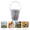 Blumentopf Metallblumeneimer Eiseneimer Eiseneimer 2