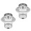 2Sets Edelstahl Spülbecken Filter Küchen Sieb Silber Langlebig 1
