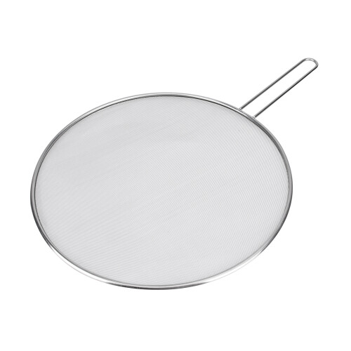 Silber Frittierfilter Aus Edelstahl Mit Stabiler Basis Für Snacks
