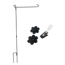 1 Set Garten Fahnenmast Für Den Außenbereich Z B Bannerstange