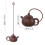 Kaffeebrauner Tee-Filter Aus Sicherem Material Für Losen Tee 2