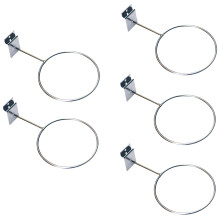 5Stk Wandhalterung Basketball Ballregal Aus Eisen Silber Für Garage