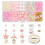 1 Satz Perlenmaterial Set Perlen Acryl Werkzeugset Mädchen 9