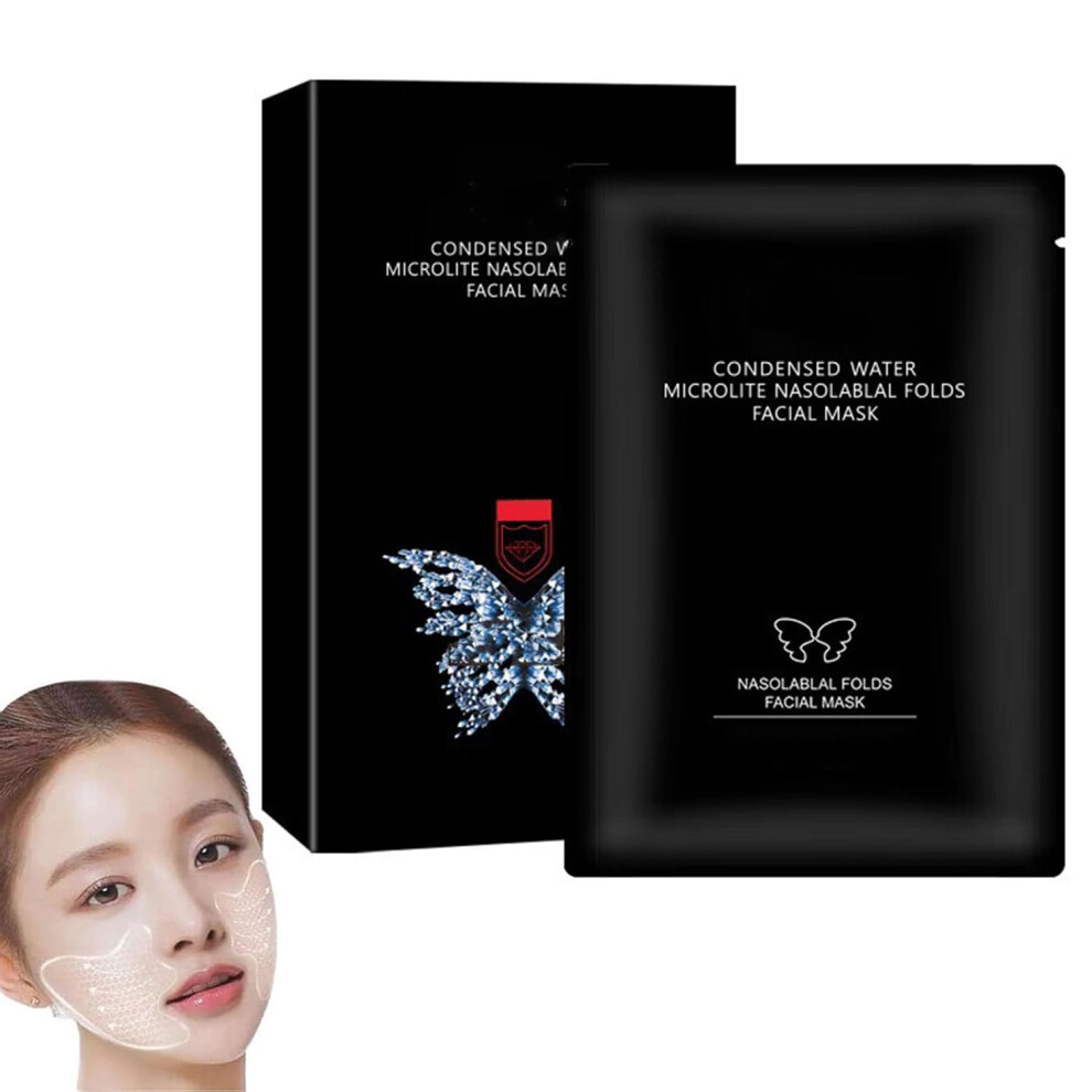 Hyaluronic Acid Face Lifting Patch with Deep Hydration Microcrystals for Smile Lines and Forehead