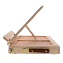 Chevalet À Tiroir En Bois Khaki Pour Dessin Et Peinture
