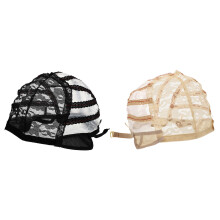 2Stk Elastische Lace Wig Net Caps Schulterfreundlich Atmungsaktiv Bunt
