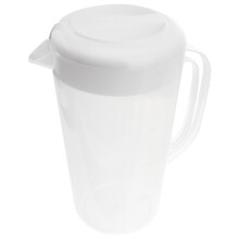 Beige Wasserkrug Mit Deckel, Lebensmittelsicher, Für Haushalt