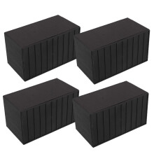4Stk Möbelgleiter Gummipuffer Für Möbel Beine Schutz Schwarz