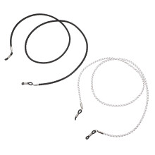 2Stk Multifunktionale Cowhide Brillenhalter Weiß Leder Für Outdoor