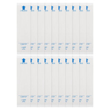 150Stk Universal Einweg Thermometerhüllen Bunte Papier-Pe Schutzhüllen