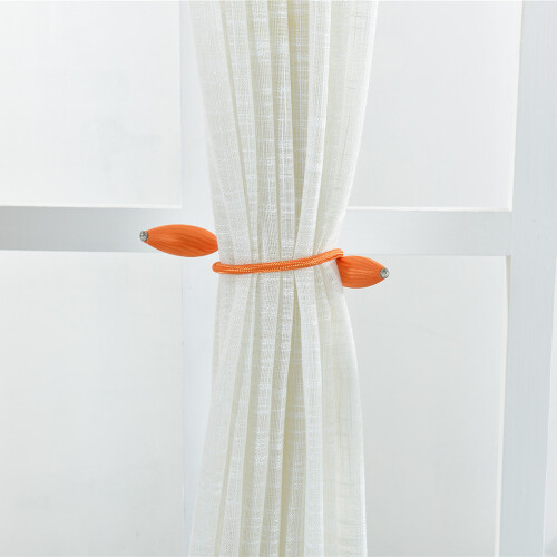 2Stk Orange Magnetische Vorhanghalter Modisch Elegante Vorhangbinder 2