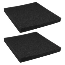 2 Blatt Filter Schwamm Aquarium Baumwolle Aquarium Schwarz