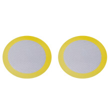 2 Stk Grillmatte Backmatte Aus Silikon Silikon-Pad Runden