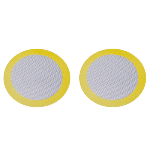 2 Stk Grillmatte Backmatte Aus Silikon Silikon-Pad Runden