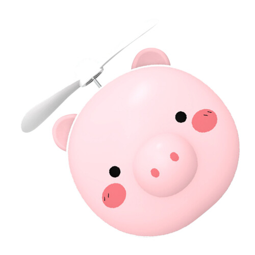 Schminkspiegel-Fan Usb-Lüfter Mini- Rosa 2