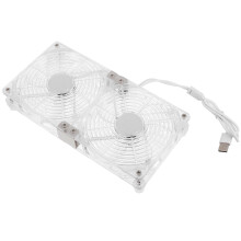 12Cm USB Ventilator ABS Weiß Für Router Leise Wärmeableitung