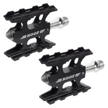 1Paar Fahrradpedale Aus Legierung Schwarz Antirutsch Mtb Flat Pedals