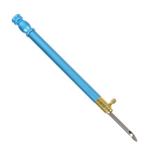 1Set Blaues DIY Sticknadeln Set Aluminium Stahl Punch Needle Zubehör