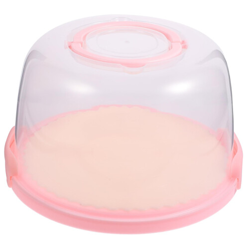 8 Inch Cake Carrier with Lid, Secure Locking Buckle, Keeps Cake Fresh, Refrigerator Friendly