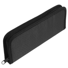 Schwarzes Oxford-Stoff Malpinsel-Etui Mit Reißverschluss